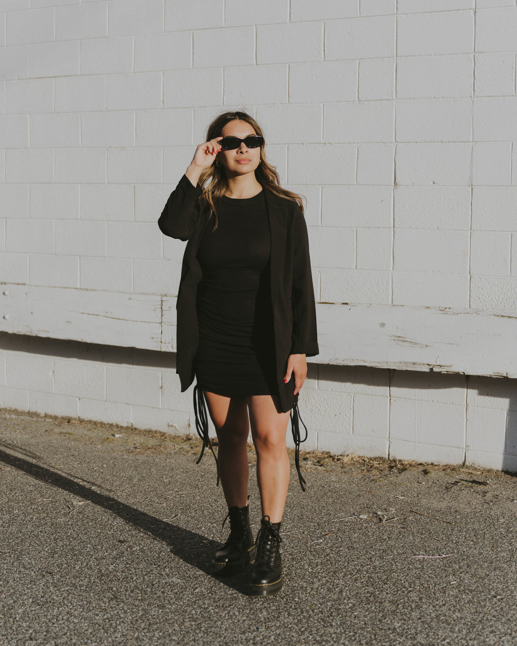 Longline Buttonless Blazer